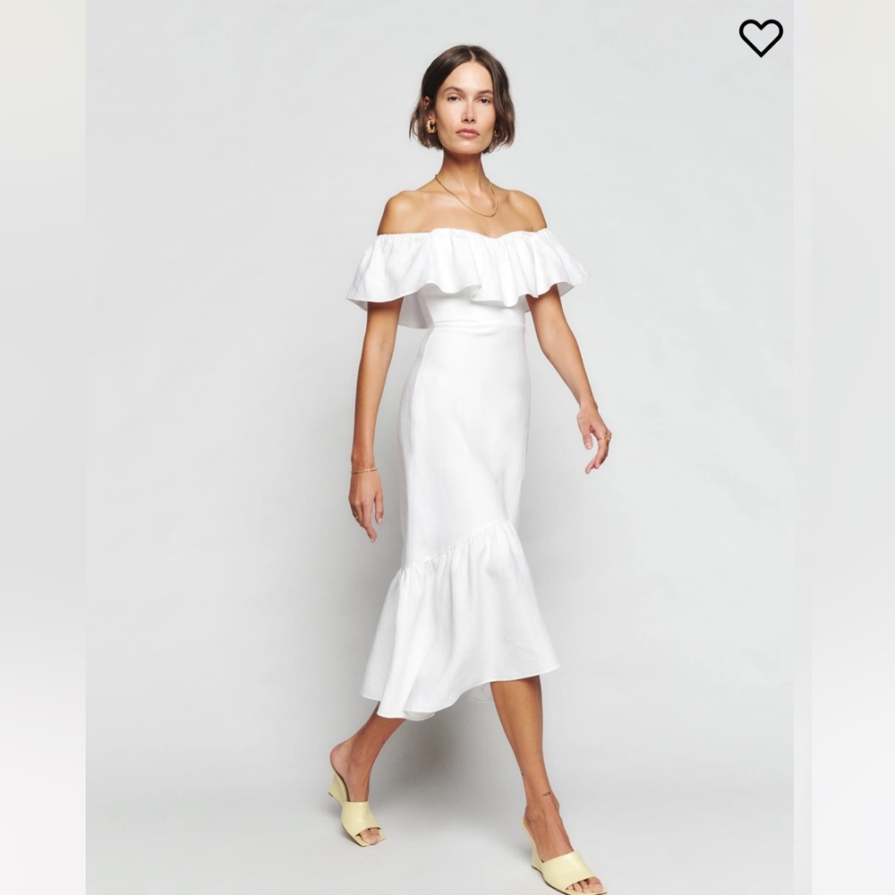 Reformation Baela Linen dress